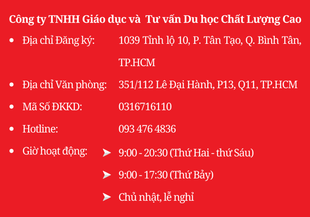 Hoa Văn CLC & Tư Vấn Du Học