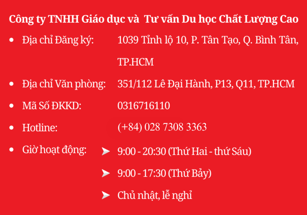 Hoa Văn CLC & Tư Vấn Du Học