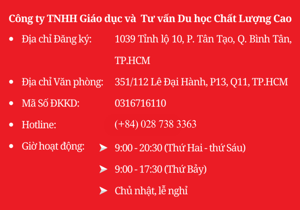 Hoa Văn CLC & Tư Vấn Du Học
