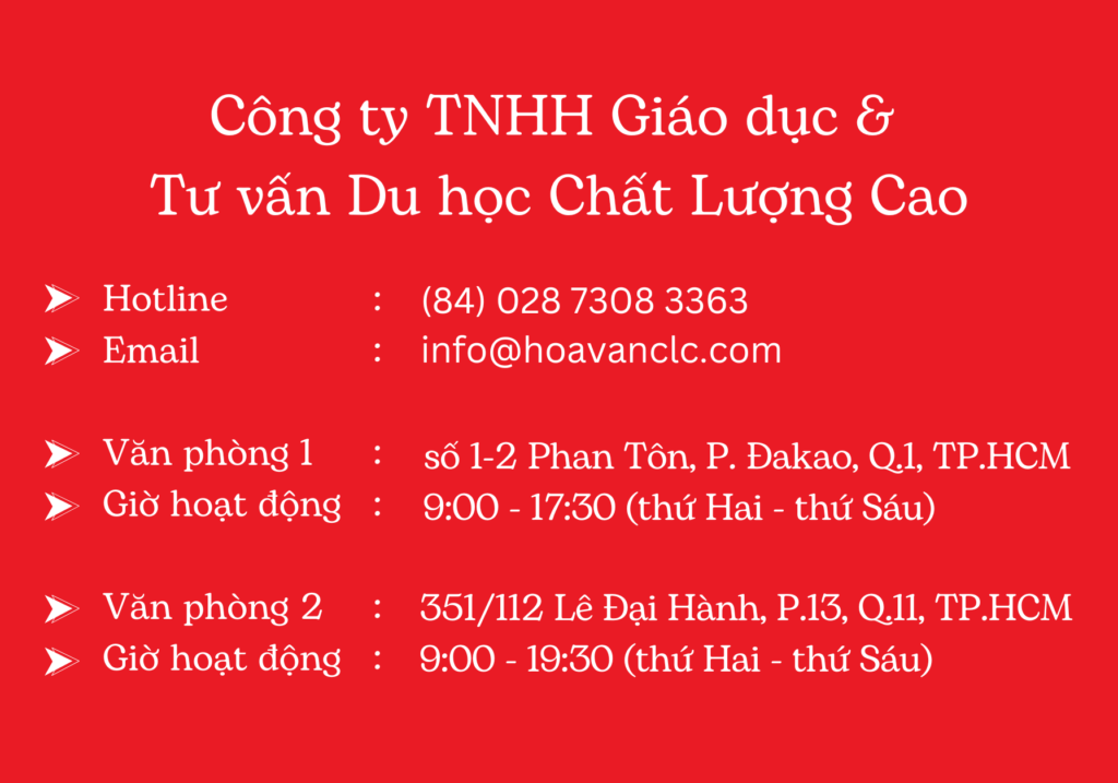 Hoa Văn CLC & Tư Vấn Du Học