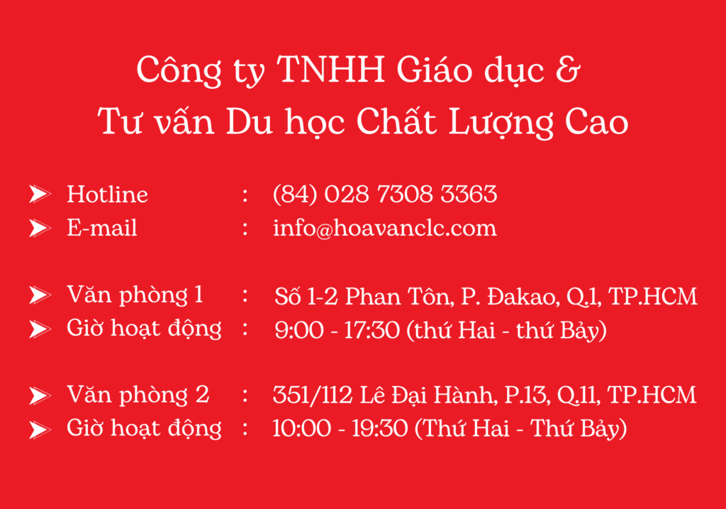 Hoa Văn CLC & Tư Vấn Du Học