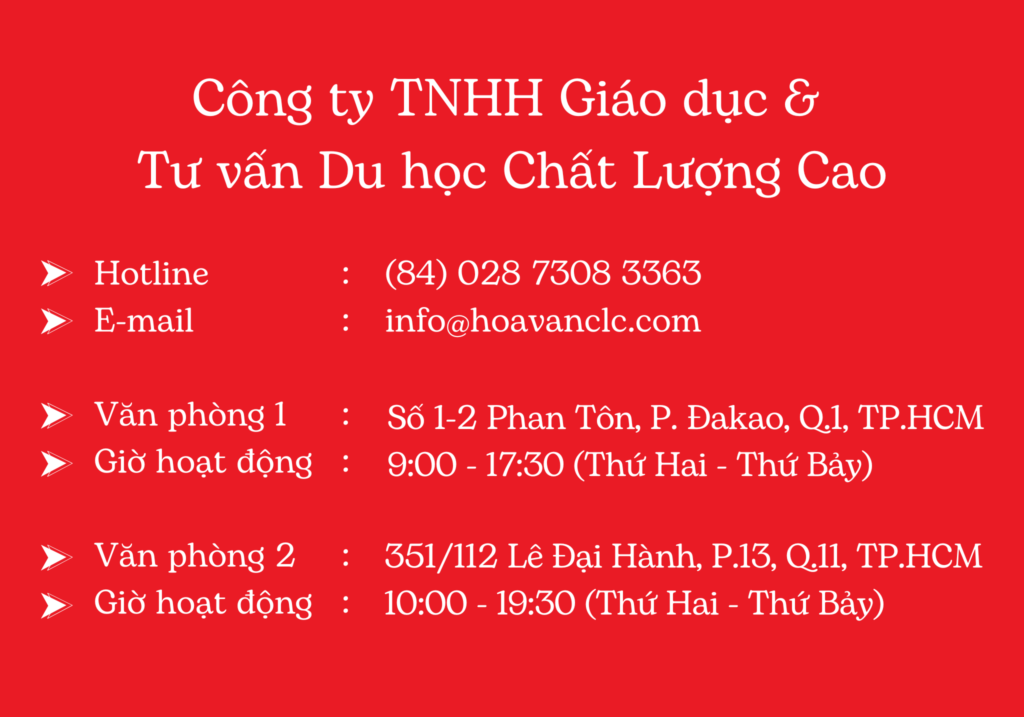 Hoa Văn CLC & Tư Vấn Du Học